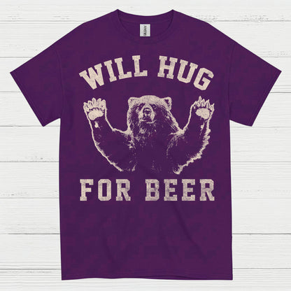 Will Hug For Beer T Shirt