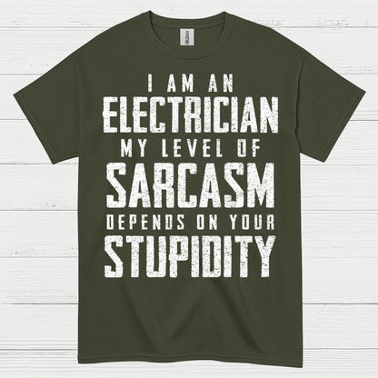 Electrician Sarcasm Level T Shirt
