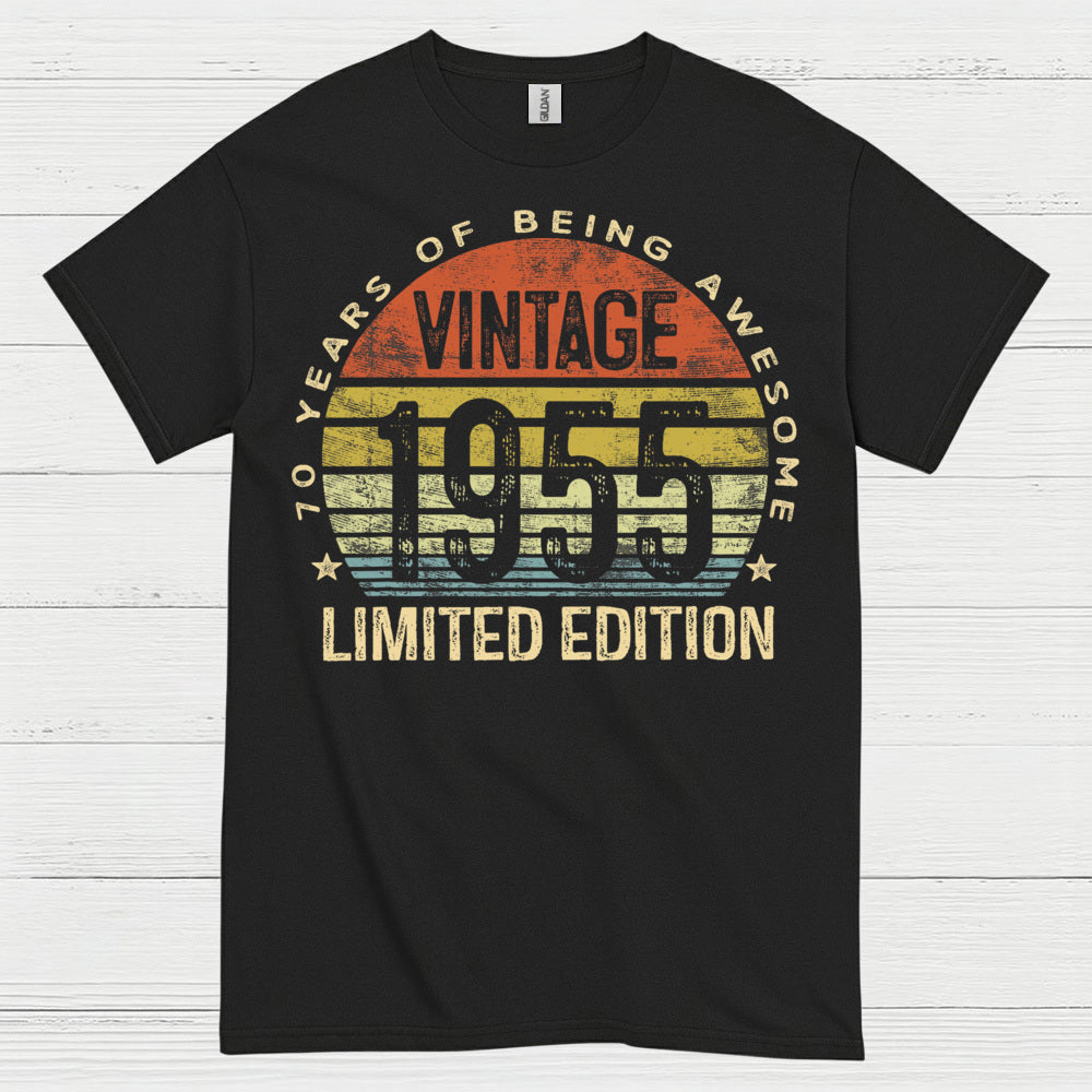 Vintage 1955 Limited Edition Birthday T Shirt
