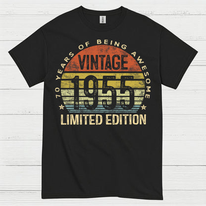 Vintage 1955 Limited Edition Birthday T Shirt