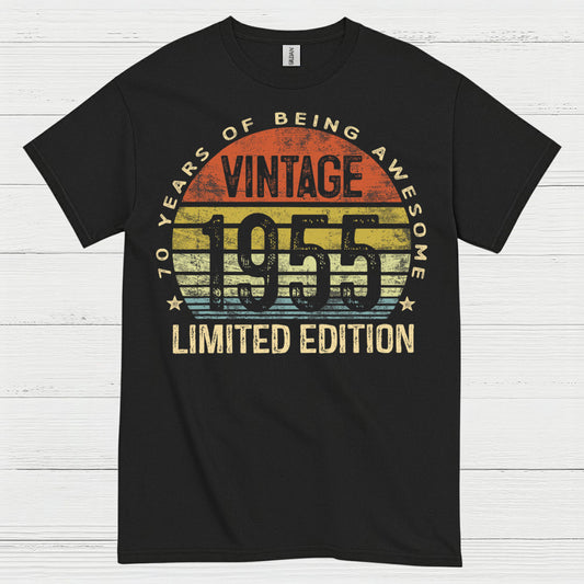 Vintage 1955 Limited Edition Birthday T Shirt