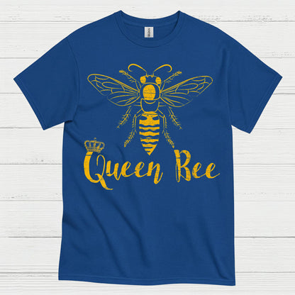 Queen Bee Vintage Bee Lover T Shirt