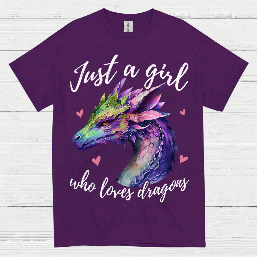 Dragon Lover Girl T Shirt