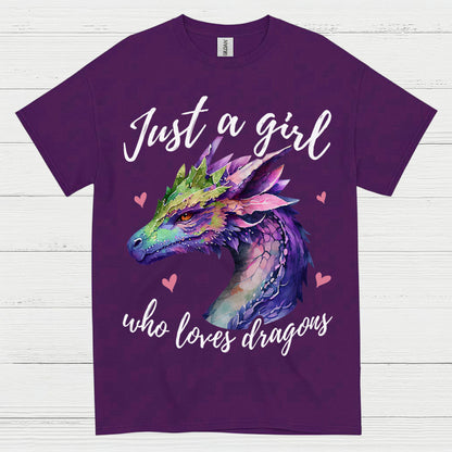 Dragon Lover Girl T Shirt