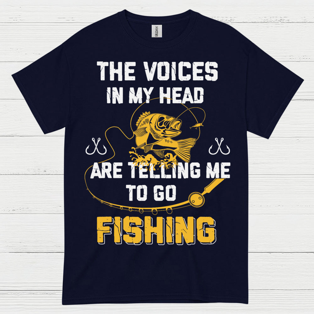 Voices In My Head Fishing T Shirt
