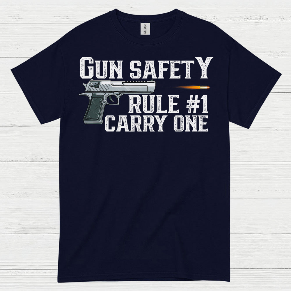 Gun Safety Rule Carry One Tactical T Shirt