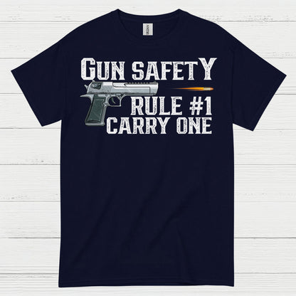 Gun Safety Rule Carry One Tactical T Shirt