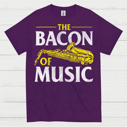 The Bacon Of Music Saxophone T Shirt