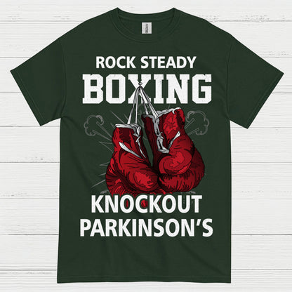 Rock Steady Boxing Knockout Parkinsons T Shirt