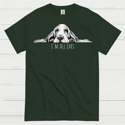 Im All Ears Funny Dog Graphic T Shirt
