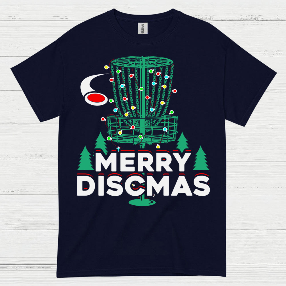 Merry Discmas Disc Golf T Shirt