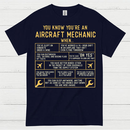 Aircraft Mechanic Humor Quote T Shirt