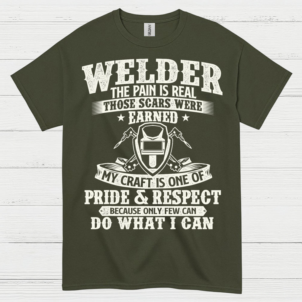 Pride And Respect Welder T Shirt