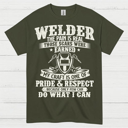 Pride And Respect Welder T Shirt