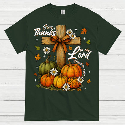 Give Thanks To The Lord Christian T Shirt