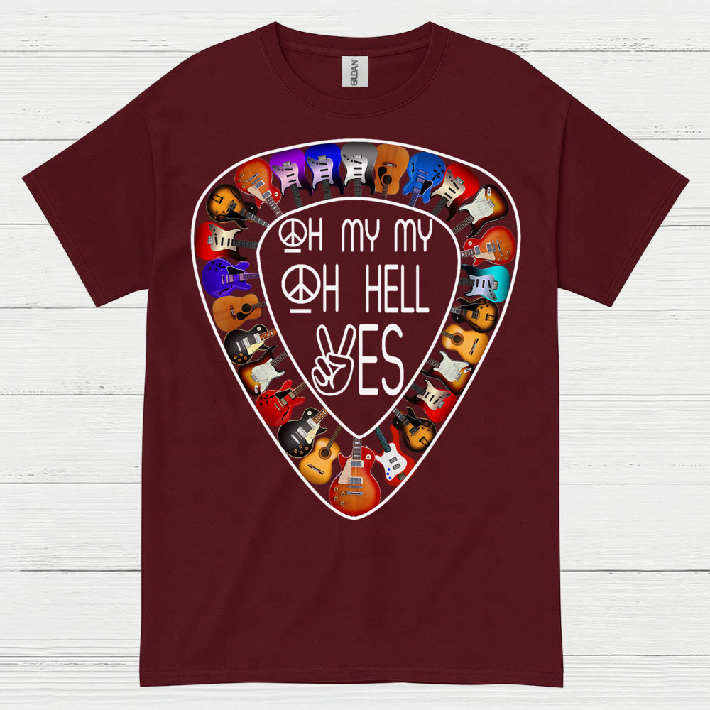 Oh Hell Yes Guitar Pick T Shirt