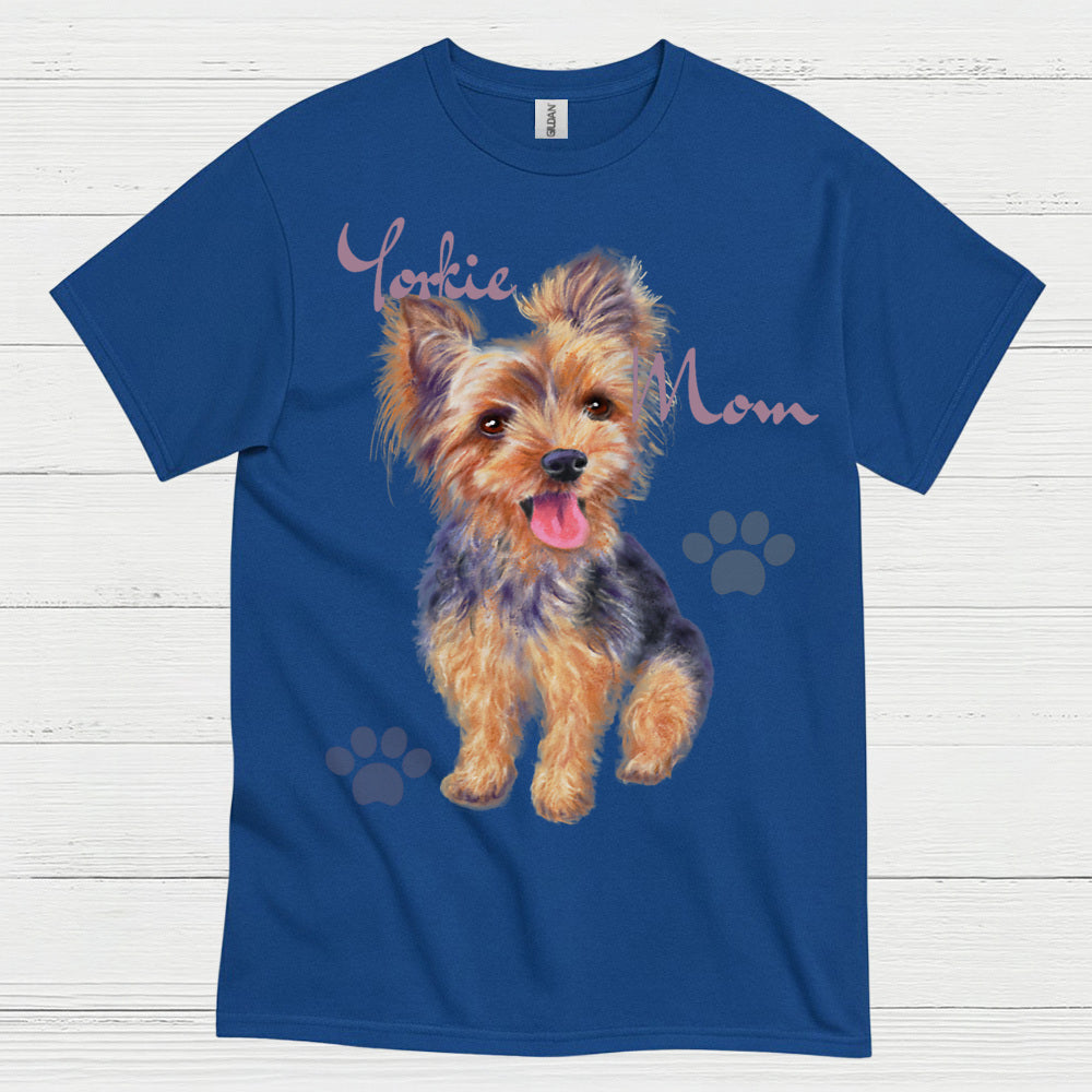 Cute Yorkie Mom Dog Lover T Shirt