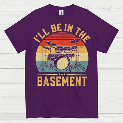 Basement Practice Drummer T Shirt