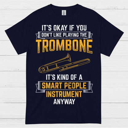 Smart Trombone Instrument Funny T Shirt