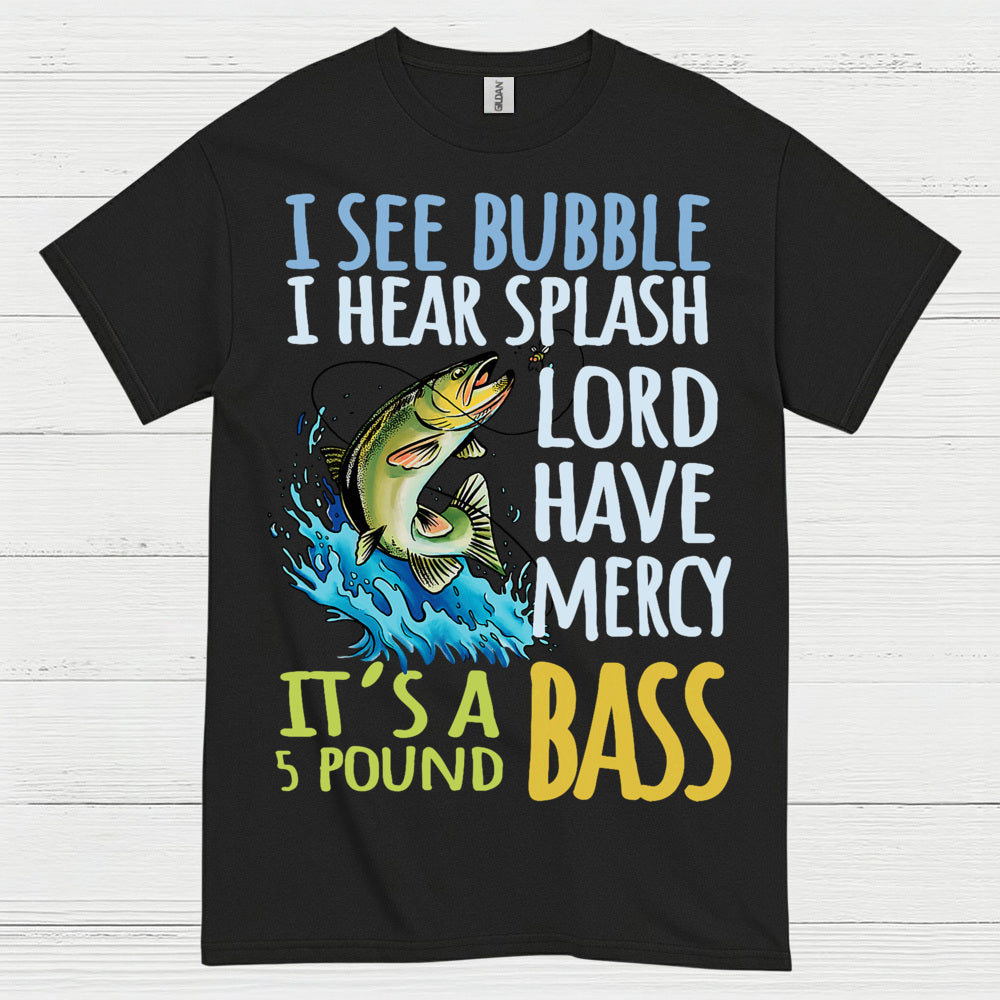 5 Pound Bass Fishing T Shirt