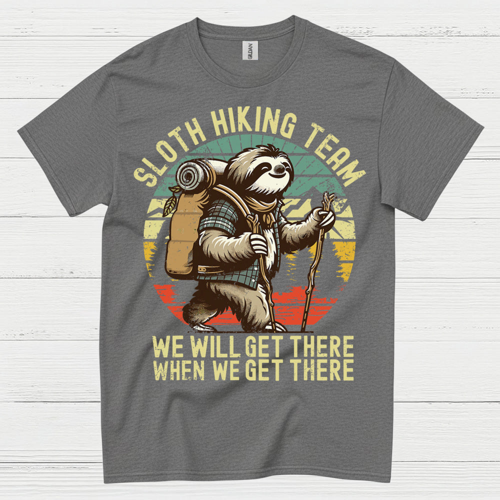 Sloth Hiking Team Adventure Sloth T Shirt