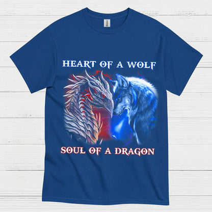 Wolf And Dragon Spirit T Shirt