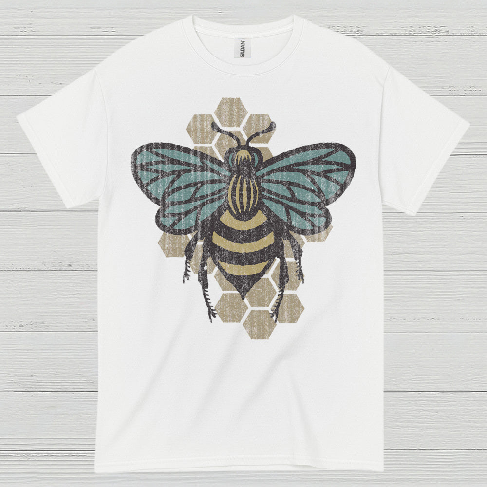 Vintage Honey Bee Nature Lover T Shirt