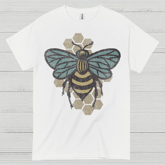 Vintage Honey Bee Nature Lover T Shirt