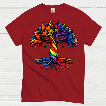 Rainbow Tree Of Life Pride T Shirt