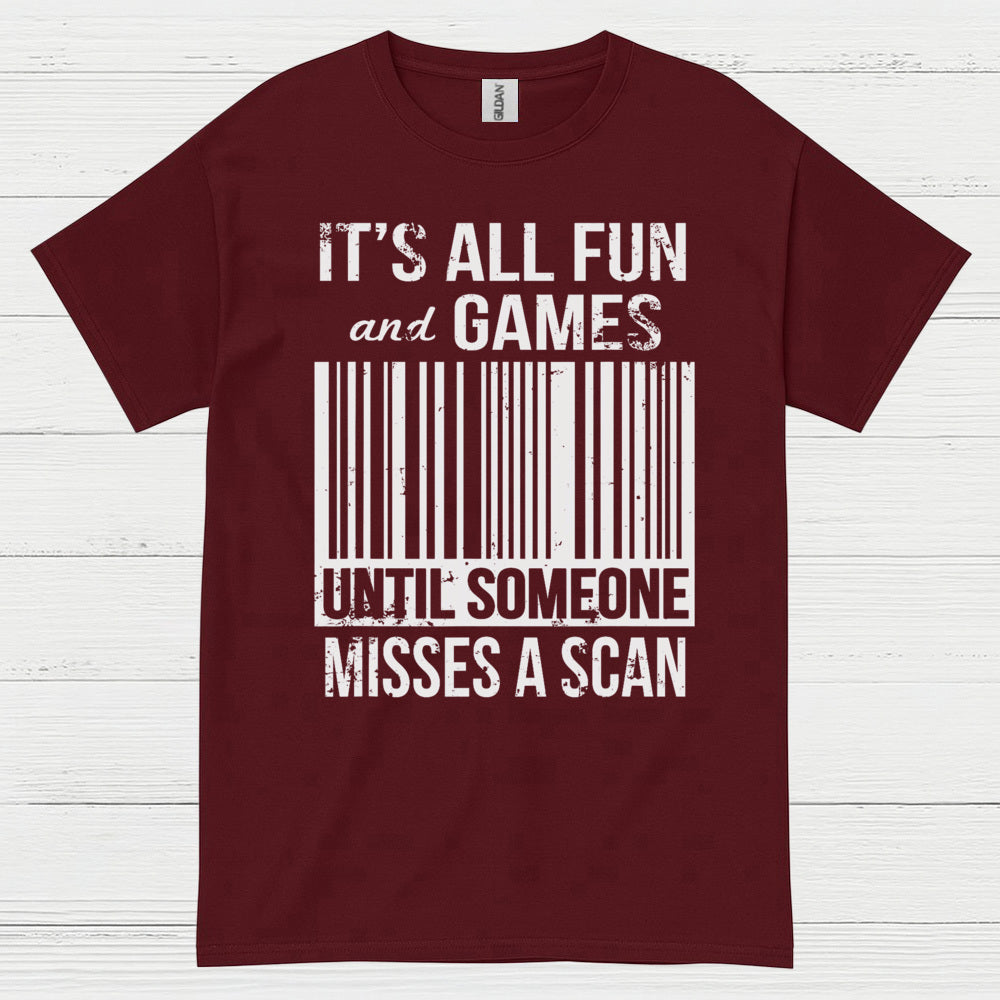 Misses A Scan Postal Worker T Shirt