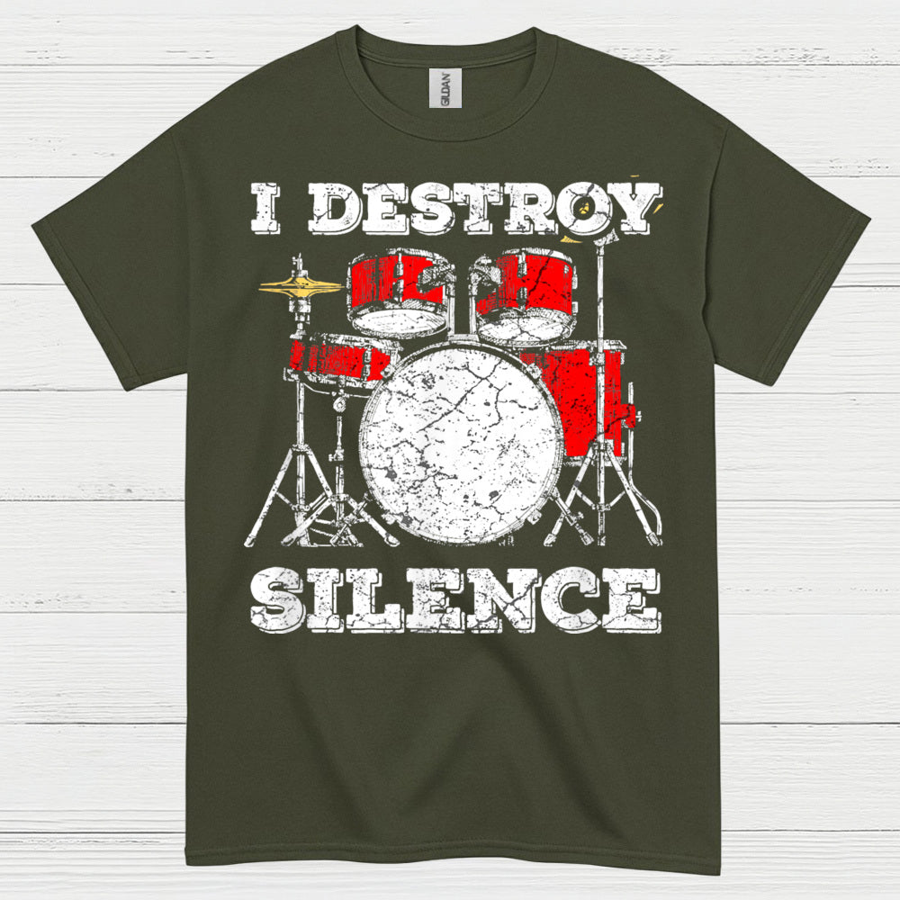 Silence Slayer Drum T Shirt