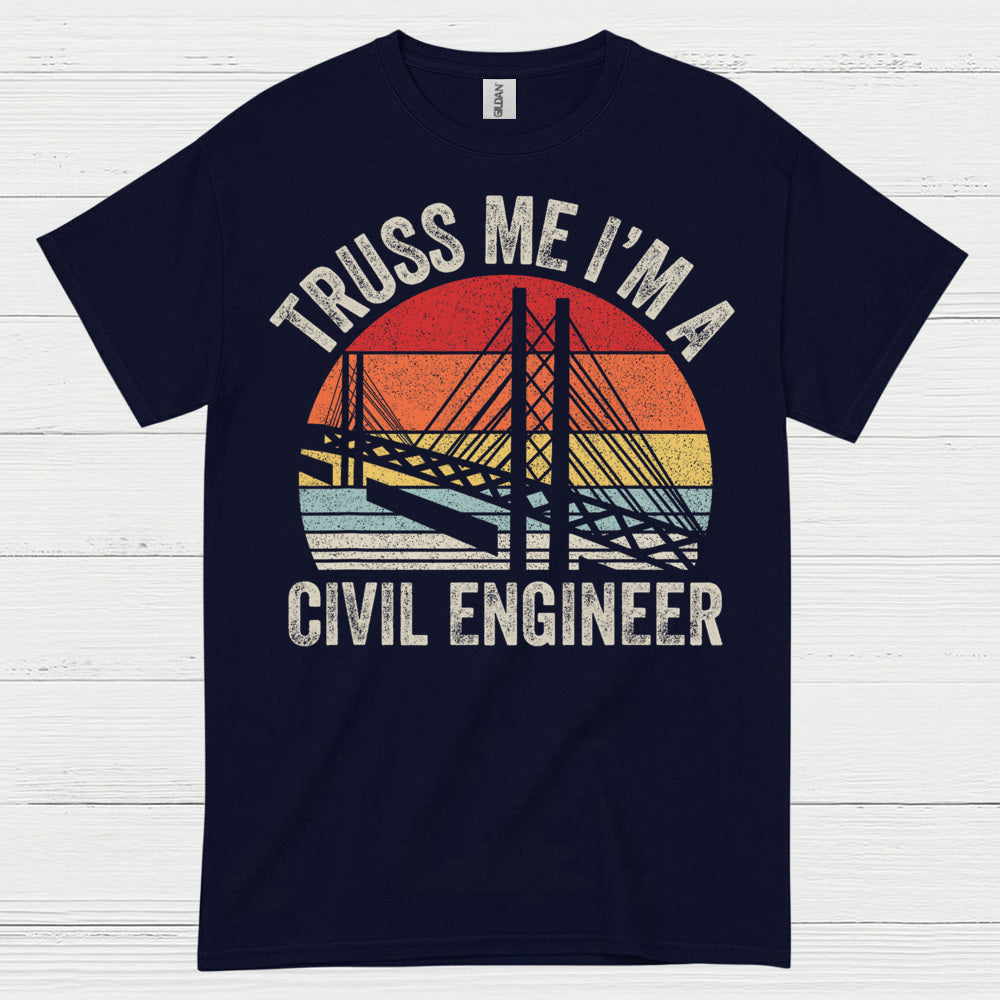 Civil Engineer Bridge T Shirt