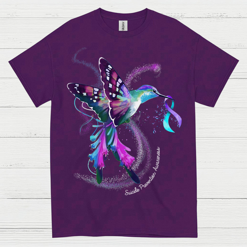 Hummingbird Awareness Message T Shirt