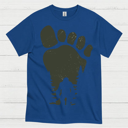 Bigfoot Footprint Silhouette T Shirt
