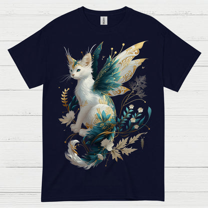 Fairy Cat Fantasy Art T Shirt