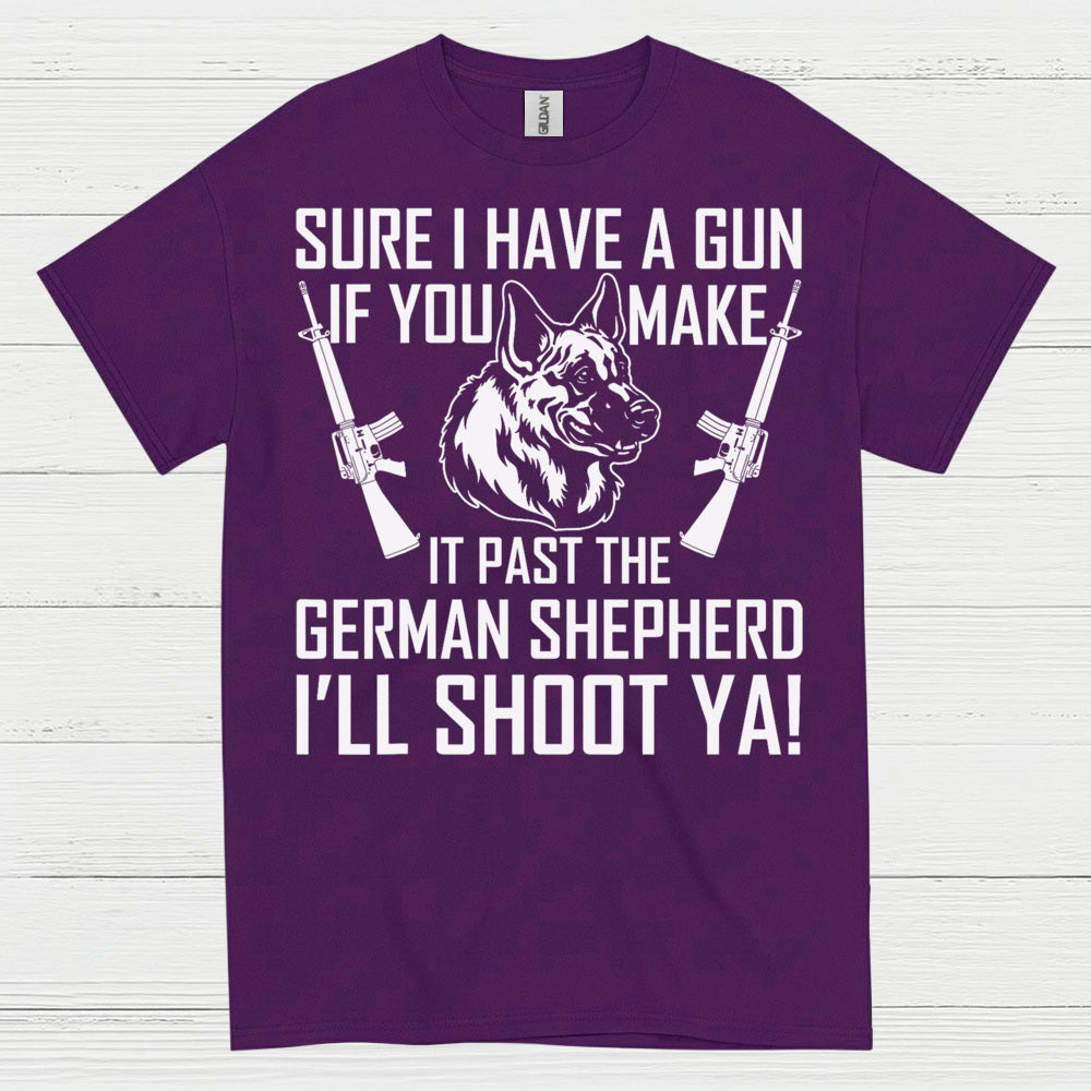 German Shepherd Protection Humor Dog Lover T Shirt