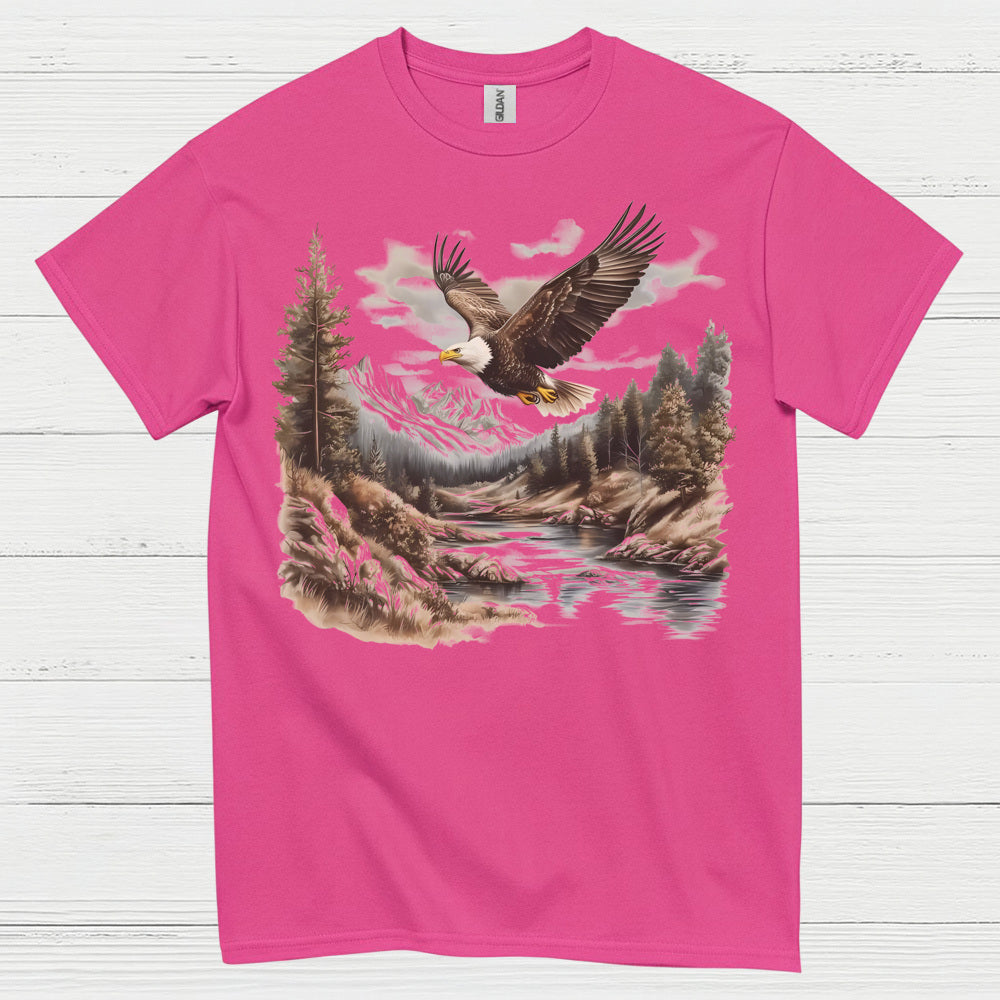 Vintage Bald Eagle Mountain River Wilderness T Shirt