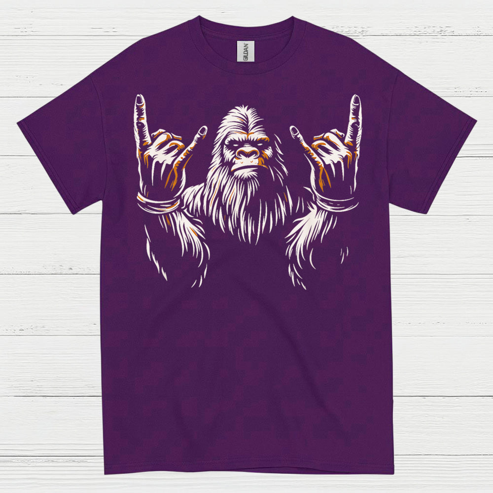 Rock On Bigfoot T Shirt