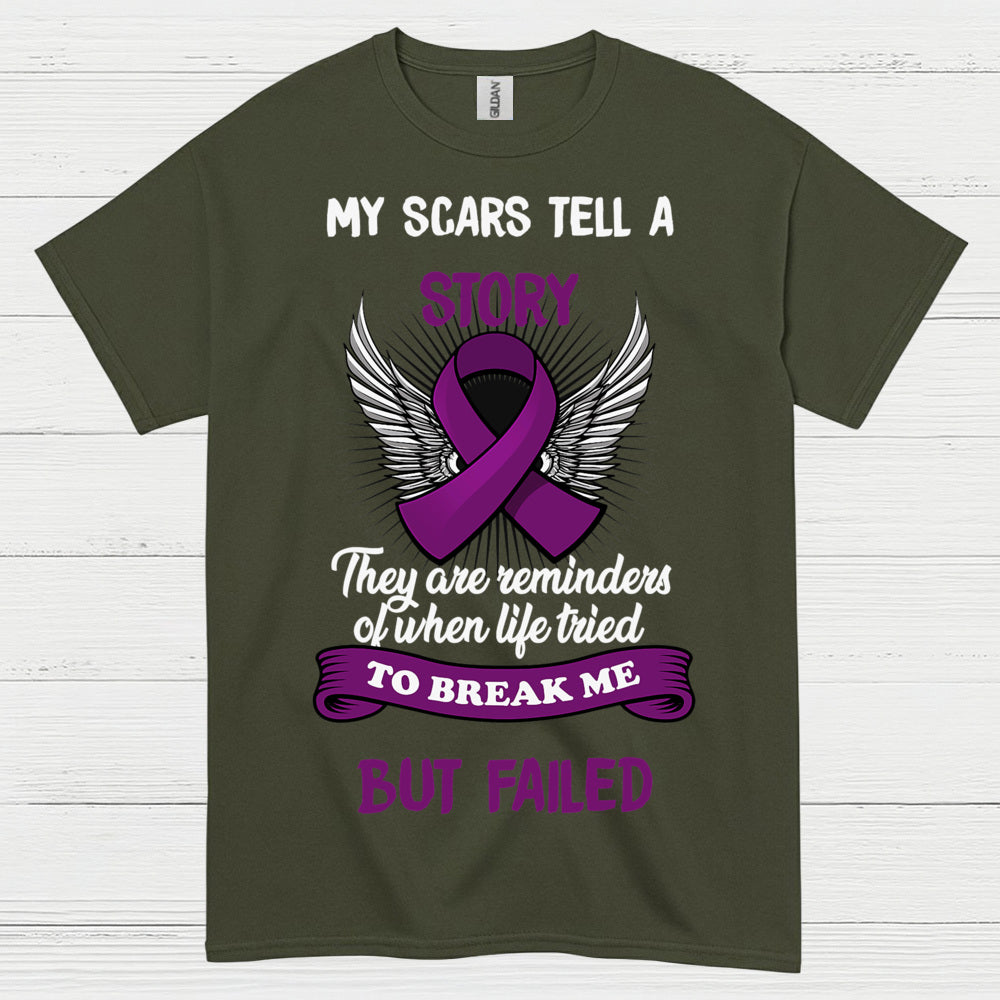 My Scars Tell A Story Epilepsy T Shirt