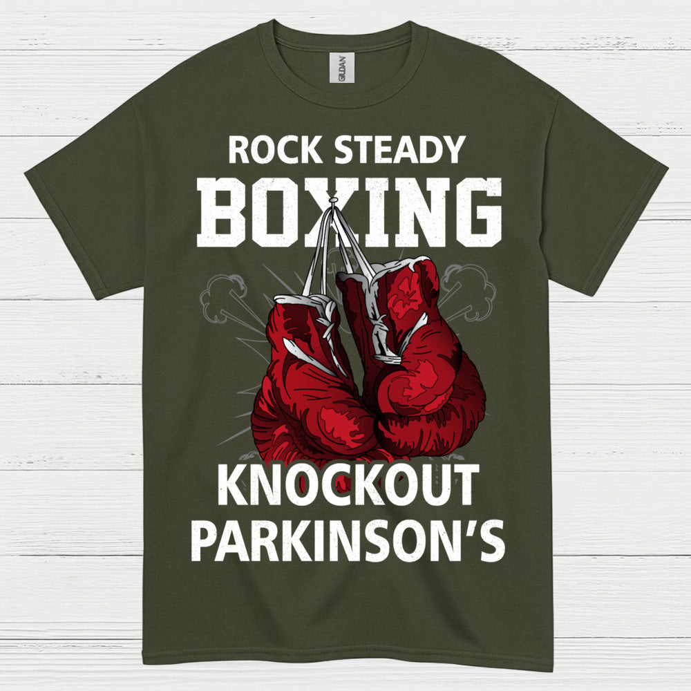 Rock Steady Boxing Knockout Parkinsons T Shirt