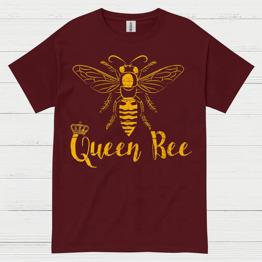 Queen Bee Vintage Bee Lover T Shirt
