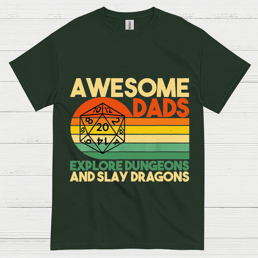 Awesome Dads Dragon T Shirt