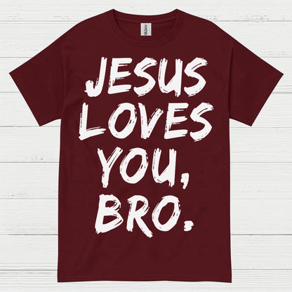 Jesus Loves You Bro Christian Faith T Shirt