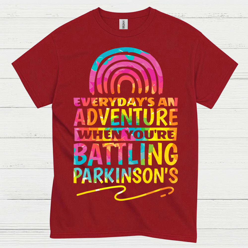Everyday’s An Adventure Battling Parkinson’s Quote T Shirt