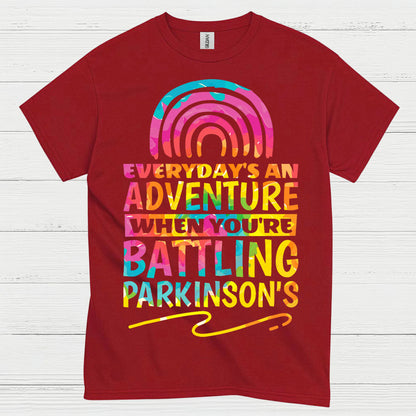 Everyday’s An Adventure Battling Parkinson’s Quote T Shirt