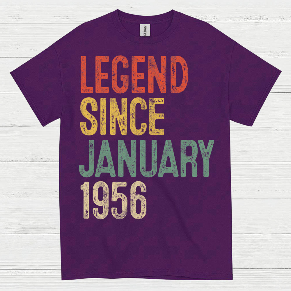 Legend Since January 1956 Birthday T Shirt
