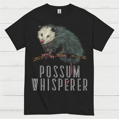 Possum Whisperer Wildlife Humor T Shirt