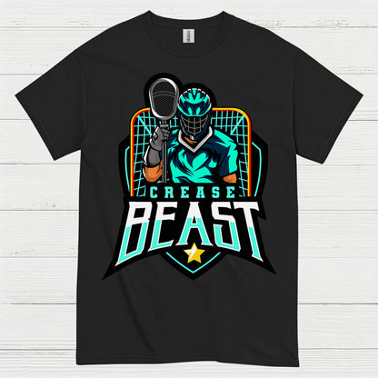 Crease Beast Lacrosse Goalie T Shirt