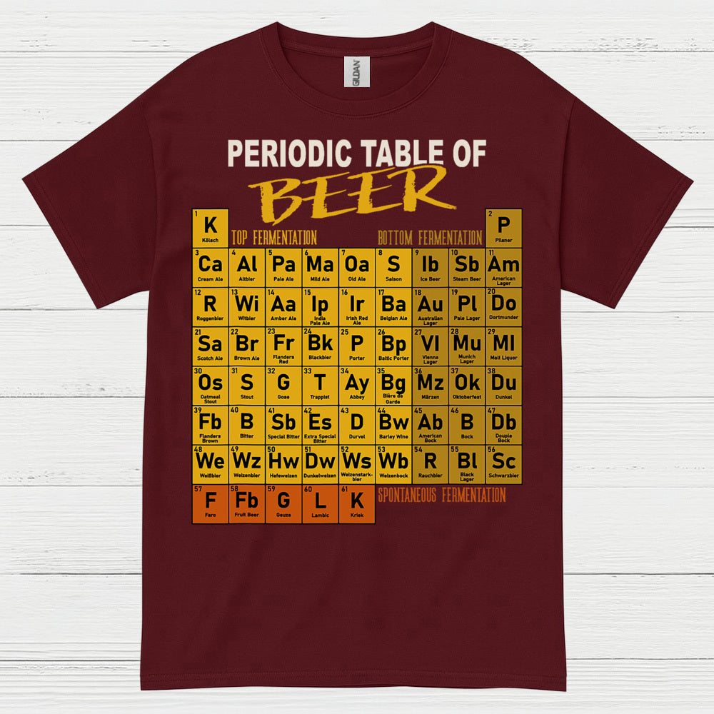 Periodic Table Of Beer T Shirt