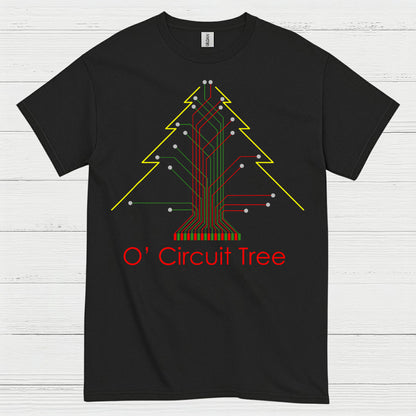 Circuit Tree Christmas T Shirt